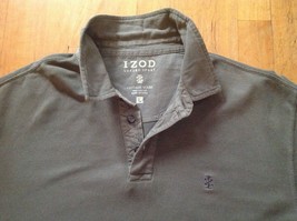 Izod Men&#39;s Army Polo Shirt  Size Large  Luxury Sport  Golf  - £9.37 GBP