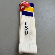 Vintage New LSU Louisiana State University Tigers Tube Socks Size 9-15 - £35.04 GBP
