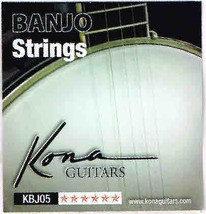 Kona Banjo Strings - Stainless Steel - Coated Copper Alloy Wound 5 Strin... - $10.99