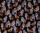 Cotton Bulldogs Dogs Puppy Puppies Pets Animals Fabric Print by the Yard... - £10.38 GBP