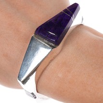 6&quot; Danny Romero Yaqui Sugilite, sterling, shell modernist cuff bracelet - £884.52 GBP