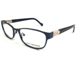 Lucky Brand Eyeglasses Frames D121 BLUE/CREAM Cat Eye Full Rim 51-17-140 - £36.81 GBP