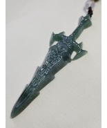 Ice Bluish Green 100% Natural Jadeite Jade Sword Pendant # 44.70 carats # - €847,16 EUR