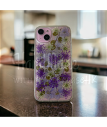Natural Pressed Dried Real floral Resin Case For iPhone 12 13 14 15 16 P... - $47.86 CAD