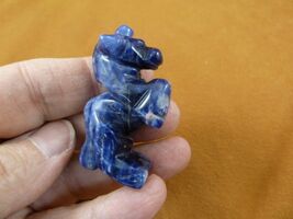 Y-UNI-585 Blue sodalite UNICORN horse Figurine gemstone unicorns FANTASY... - $14.99