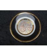 The Art of Chokin 24k Gold Edged Commemorative Plate with Butterflies 80359 - $20.60