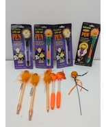 New Halloween Lite Up Pens Ghost And Pumpkin Battery Operated LOT - as s... - $12.86