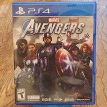 Marvel Avengers PS4 PlayStation 4 Video Game Blu Ray Disc Complete CIB - £10.33 GBP