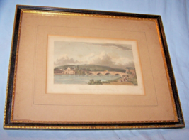 Framed Antiquarian VG Print-Strammongate Bridge, Kendal-W. Westall, ARA - £167.50 GBP