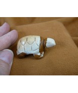 (Y-TUR-LA-577) little Picture Jasper TORTOISE TURTLE FIGURINE gemstone t... - $25.64 CAD