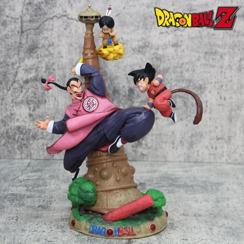 Goku 27cm Anime Dragon Ball Figures Tao Pai Pai VS Son Goku Karin Tower Action - £30.30 GBP+