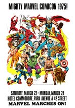 Marvel Comics Reproduction 1975 COMICON 18 x 26 Inch Poster - Superhero - £31.63 GBP