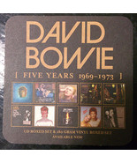 David Bowie Promo 10 Coaster Set Five Years Rare Cd LP Art - £38.46 GBP