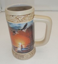 Miller Brewing Co 1996 &quot;The Sharing Season&quot; Ducks Unlimited Beer Mug Stein - £4.76 GBP