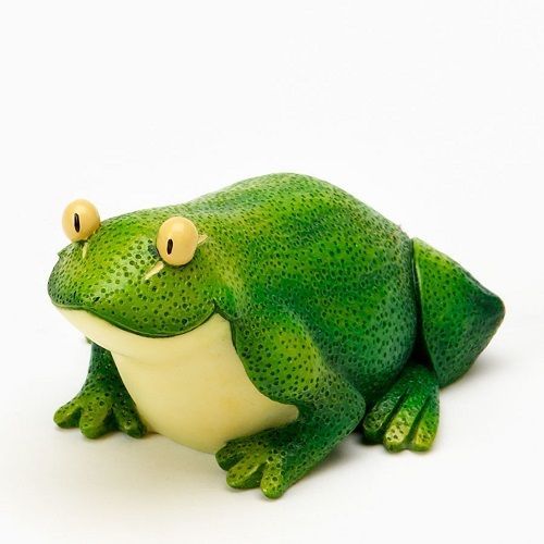 Home Grown  Green Lime Frog  Play with your Food Sculpted Figurine - $24.74