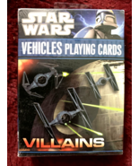 Star Wars VEHICLES PLAYING CARDS VILLAINS Cartamundi 2011 LucasFilm clon... - $21.66 CAD