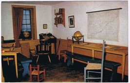 Postcard Interior Schoolmaster&#39;s House Upper Canada Village Morrisburg Ontario - $2.73