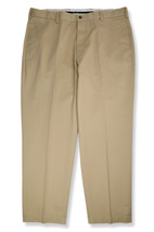 Brooks Brothers Mens Brown Hudson Fit Flat Front Chino Pants, 42W x 32L BB-856 - £62.33 GBP