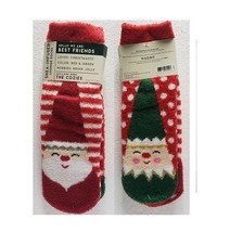 Bath &amp; Body Works The Cozies Best Friends Santa &amp; Elf Shea infused Lounge Socks - £12.17 GBP