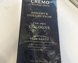 sealed Cremo Reserve Collection For Men Cologne Palo Santo, 3.4 Fl. Oz. - £25.68 GBP