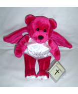   Wings Holy Bear Breast Cancer Awarness Plush Bean Bear Retired NWT - £19.63 GBP