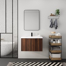 Soft Close Doors Bathroom Vanity With Sink,30 Inch For Small Bathroom,30x18 - £296.98 GBP