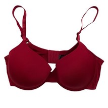 DANSKIN Intimates 40D Push Up Soft Lift Bra Lined Underwire Red  Adjustable - $9.49