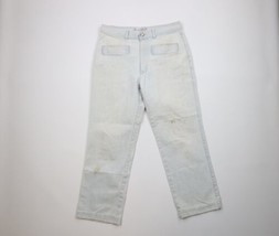 Vintage 70s Streetwear Mens 32x28 Distressed Flared Bootcut Denim Jeans ... - $39.55