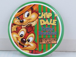 Disney Attraction Pin - Chip N Dale Critter Breakfast - Celluloid Pin  - £11.73 GBP