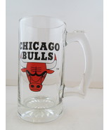 Chicago Bulls Beer Mug - Made from Glass - Silk Screen Graphic  - £31.27 GBP