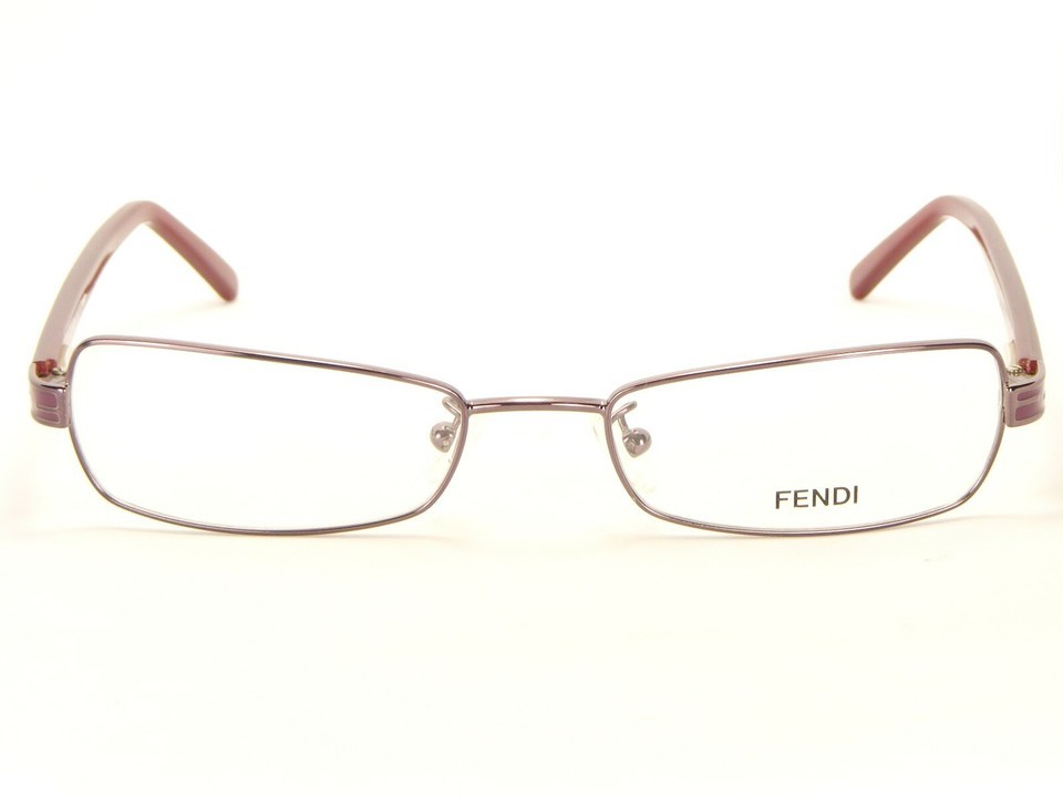 NEW FENDI F714 532 PURPLE EYEGLASSES GLASSES METAL FRAME 52-18-135mm Italy Item image 2