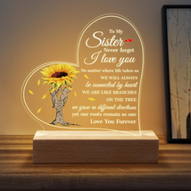 Sister Gifts, Sister Gifts from Sisters Engraved LED Night Light Birthda... - £17.14 GBP