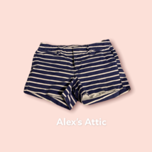 Old Navy Pixie Shorts blue striped Shorts Size 4 Regular pre-owned - $19.80