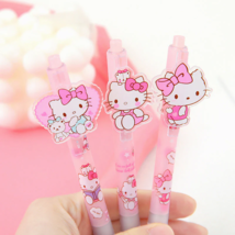 Hello Kitty Gel Pen w/Charm - Rubber Grip - 0.5mm - Kawaii - One Piece -... - $2.99