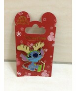 Disney Parks Lilo Stitch Dressed as Reindeer Pin. Christmas Theme. Rare ... - €47,77 EUR