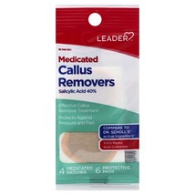 LEADER  MEDICATED CALLUS REMOVERS, 6 CT - €5,29 EUR