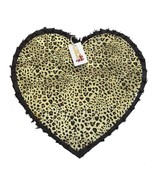 17&quot; Heart Pinata Black &amp; Leopard Print Diva Party Supplies Cheetah Birth... - $734.63 MXN