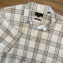 Vince $185 Caspian Plaid Men’s Small Cotton Blend Short Sleeve Button Shirt - $32.50