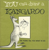 You Can Draw A Kangaroo The Poems Tell You What To Do Softcover Book Vintage - £4.02 GBP