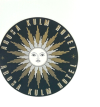 Luggage Label Repro Sticker Exotic Travel Arosa Kulm Hotel Switzerland - $15.98 CAD