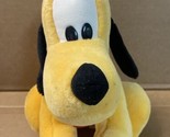 Disney Store Pluto Plush Exclusive Stuffed Dog Sitting 10.5 inches high ... - £7.11 GBP