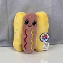 NEW Nanco Hotdog 6&quot; Plush Stuffed Animal NWT - VERY RARE - £38.91 GBP