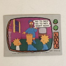 The Simpson’s Trading Card 1990 #61 Homer Bart Maggie &amp; Lisa Simpson - $1.97