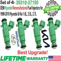 OEM 1999-2005 Hyundai Sonata 2.5L,2.7L V6 4Pcs Bosch Best Upgrade Fuel Injectors - £82.69 GBP