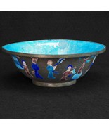 Chinese Enameled Metal Bowl late Qing/Republic Period - £88.66 GBP