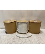3 Qty of White Braided Cotton Webbing 3mm Thick 3/4&quot; W 60 Yards L 40858 ... - $120.40 CAD