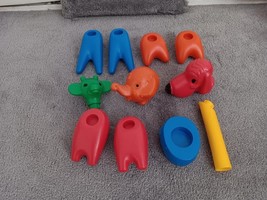 11 Pieces  Vintage Tupperware Zoo It Yourself Animal Body Pieces - £8.40 GBP