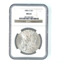 1884-O Silver Morgan Dollar Graded by NGC as MS-63 - €80,17 EUR