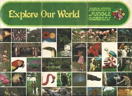  Rare Vintage Brochure Flyer - Sarasota Jungle Gardens - Florida Collect... - $167.27 MXN