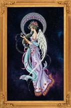 SALE! Complete Xstitch Materials Mayari Deity of the MOON with hand dyed... - $116.81+